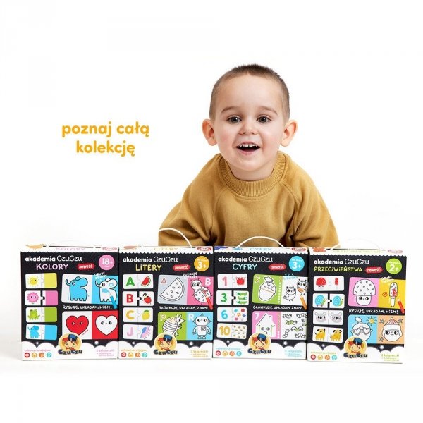 Przeciwieństwa CzuCzu Akademia 2 Książeczki Puzzle 2+