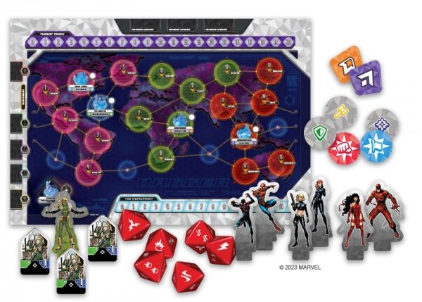Gra planszowa kooperacyjna D.A.G.G.E.R Marvel PL