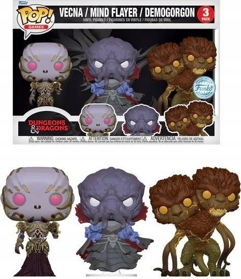 Figurki FUNKO POP Dungeons &amp; Dragons Złoczyńcy 3-pak 74606