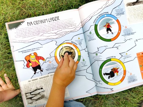Przetrwać w górach. Książka i gra w jednym Gamebook ze spinnerem