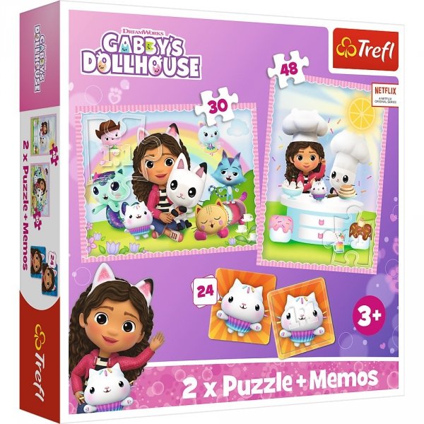 puzzle2w1 memo Koci domek Gabi
