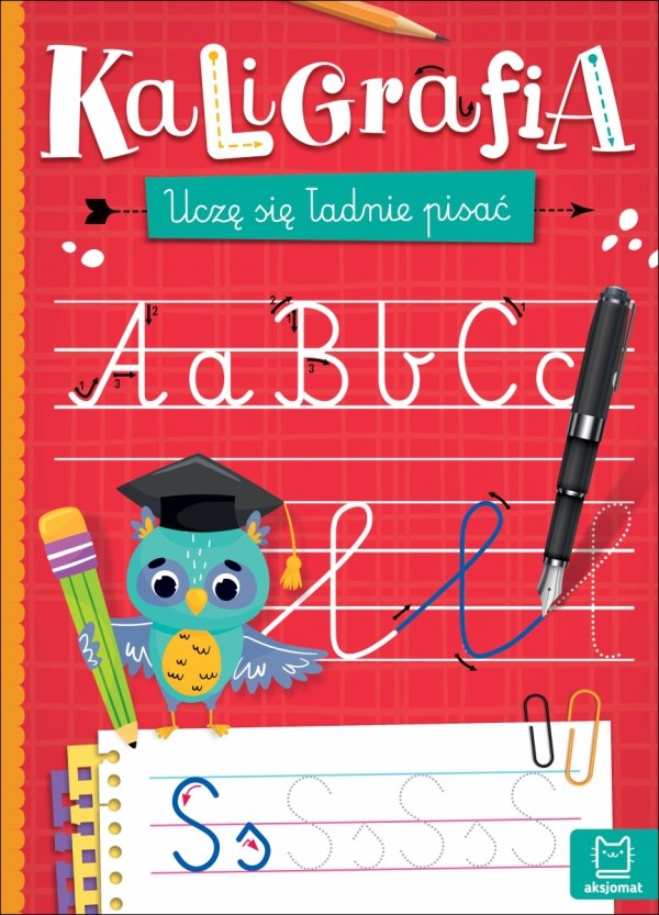 Kaligrafia Uczę się łądnie pisać Litery Nauka pisania 