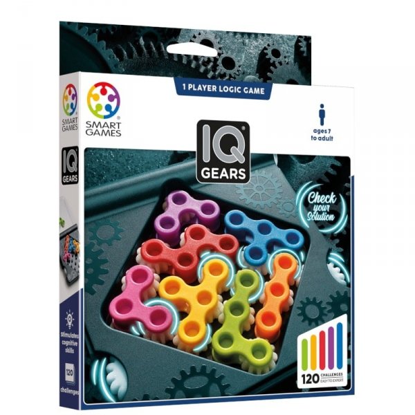 IQ Gears Smart Games Gra logiczna 120 zadań 