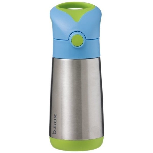 B.box Bidon termiczny ze słomką Termobutelka 350 ml Ocean Breeze
