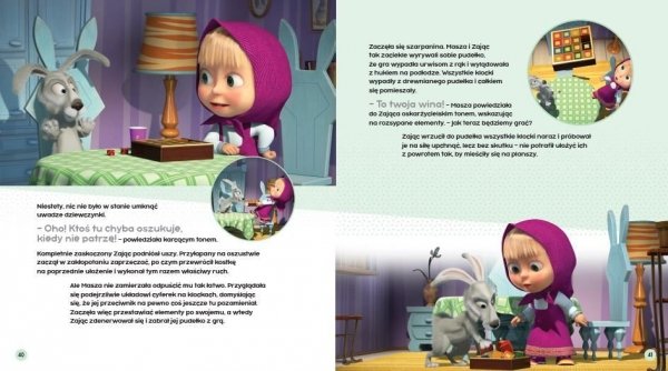 Masza i Niedźwiedź Nowa kolekcja bajek Książka z ilustracjami