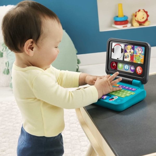 Fisher Price Laptop Edukacyjny Malucha Uczy PL