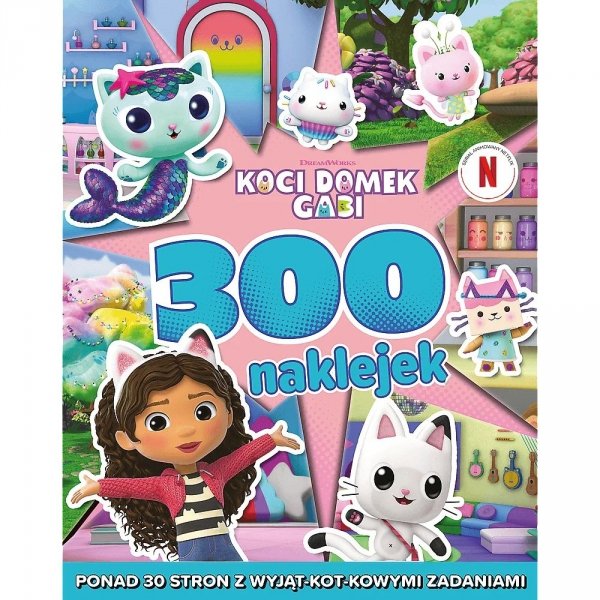 Koci Domek Gabi 300 Naklejek Zagadki Łamigłówki