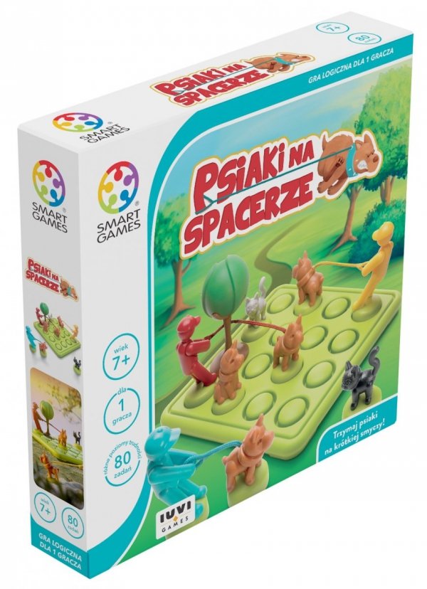 Psiaki na spacerze Smart Games Gra logiczna 80 Zadań