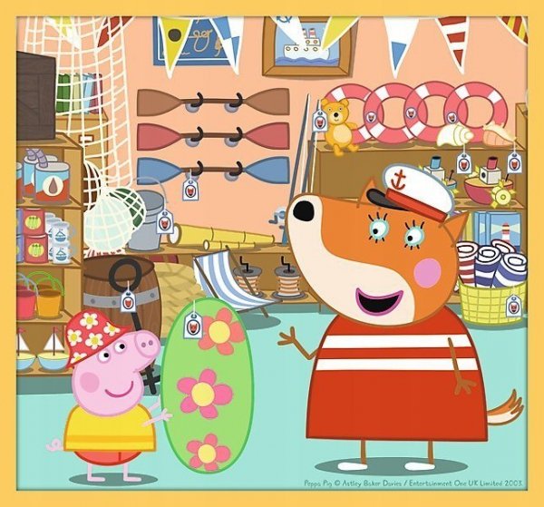 Puzzle Świnka Peppa Mega Pack 10w1 329el Trefl 90358