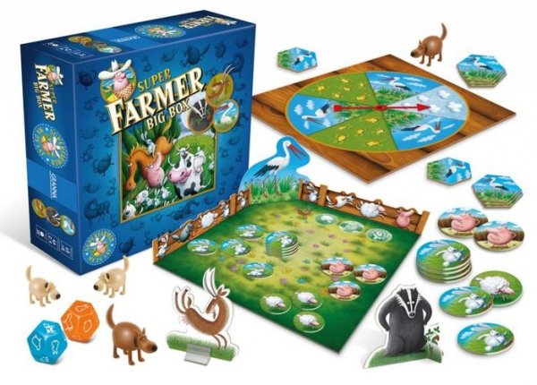 Super Farmer Big Box Gra planszowa rodzinna Granna