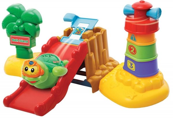 VTECH Toot INTERAKTYWNA WYSPA DO KĄPIELI + ŻÓŁWIK 2w1