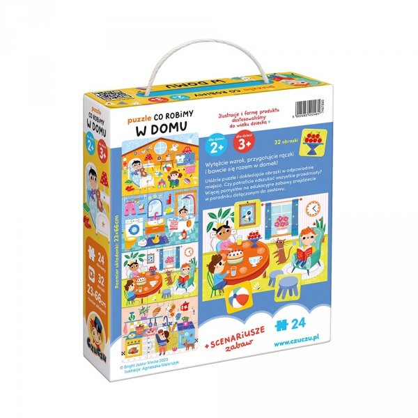 CzuCzu Puzzle Co robimy w domu Zestaw edukacyjny dla dzieci