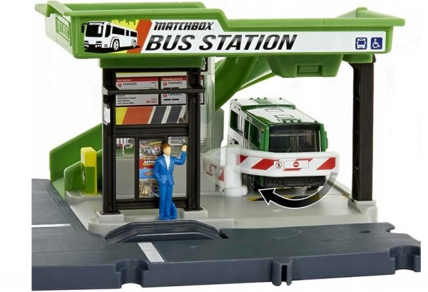 Matchbox Action Drivers Bus Station