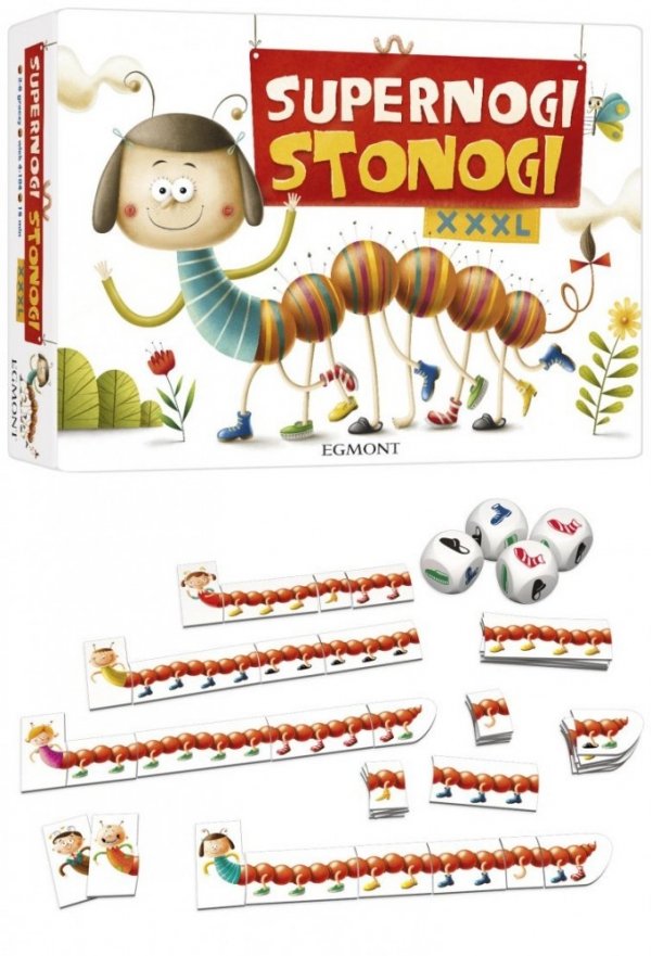 Gra Supernogi Stonogi XXXL edukacyjna