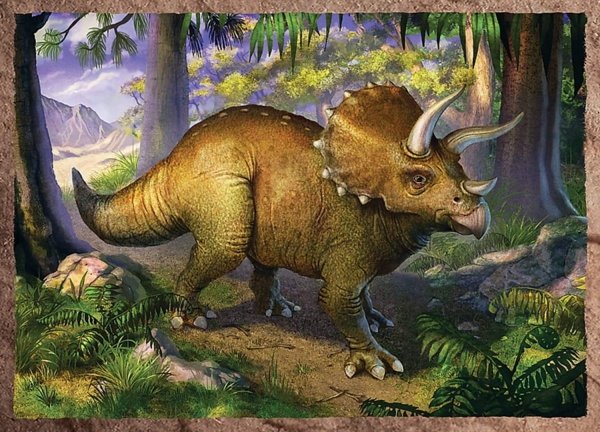 Puzzle Dinozaury 4w1 Ciekawe Dinozaury Trefl