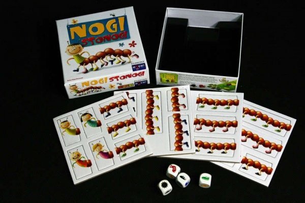 Nogi Stonogi Gra edukacyjna Nauka liczenia kolory Egmont