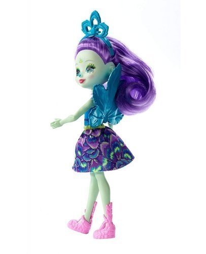 ENCHANTIMALS Lalka Patter Peacock zwierzątko Paw 