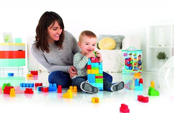 Mega Bloks Klocki 80el Niebieska Torba DCH63 Fisher Price
