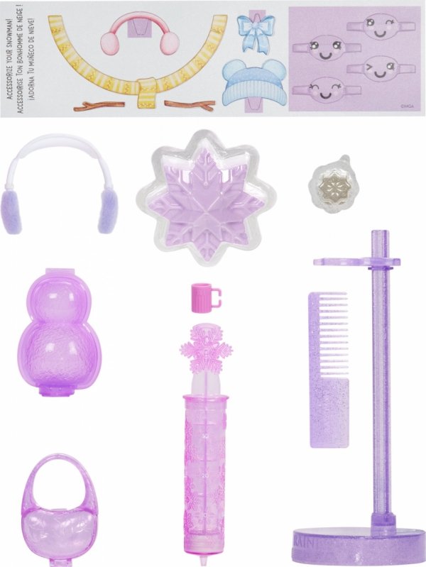 Lalka Rainbow High Winter Wonderland Violet Willow Akcesoria zimowe MGA