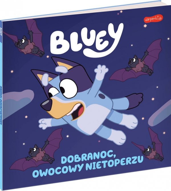 Bluey Dobranoc, owocowy nietoperzu Moja czytanka