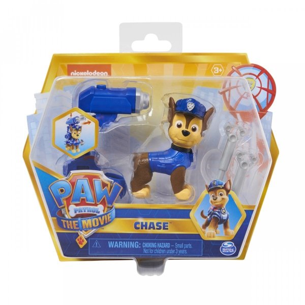 Psi Patrol Movie Figurka Piesek Chase z Wyrzutnią 