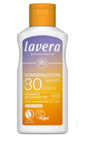 Lavera Balsam na słońce SENSITIV SPF 30 z witaminą E i bio-masłem shea