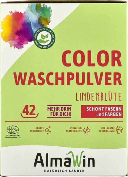AlmaWin Proszek do tkanin kolorowych KWIAT LIPY 2 kg