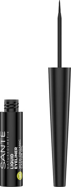Sante Naturkosmetik Eyeliner w płynie 01 CZARNY