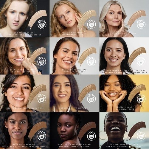 Odylique by Essential Care organiczny kremowy podkład do makijażu z filtrem mineralnym SPF 25 kolor 10 Ivory, 30 m