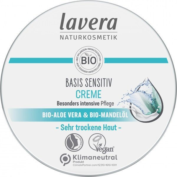  Lavera BASIS SENSITIV Krem z bio-aloesem i bio-olejem migdałowym 150 ml