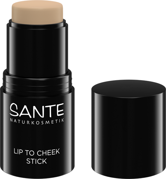 Sante Naturkosmetik  Balsam do ust i rozświetlacz do policzków w sztyfcie GLOW TO G