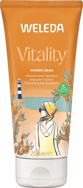 Weleda Kremowy płyn pod prysznic VITALITY z rokitnikiem 200 ml