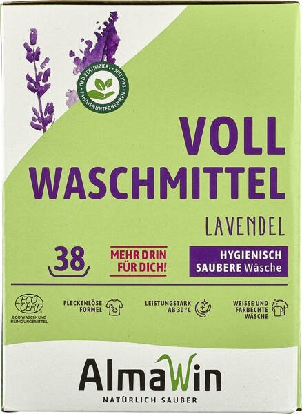 AlmaWin Proszek do prania uniwersalny LAWENDA 2 kg (36 prań)