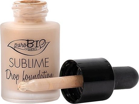 purobio Podkład pielęgnacyjny w płynie SPF 10 SUBLIME Drop 