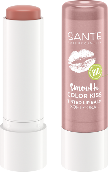 Sante Naturkosmetik Koloryzujący balsam do ust SOFT CORAL