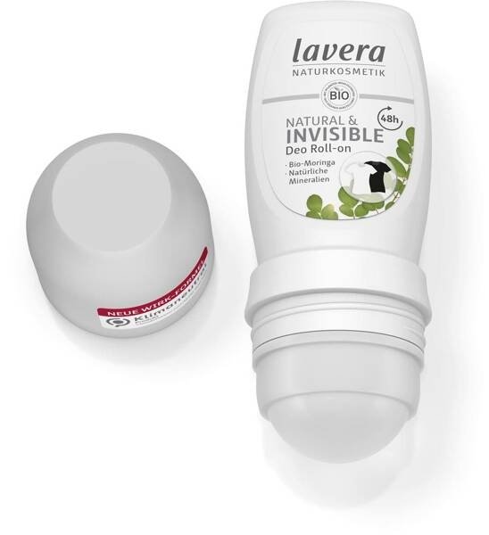 Lavera Invisible 24h dezodorant roll-on z bio-moringą