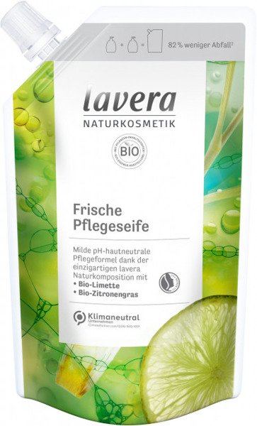 Lavera Mydło w płynie z bio-limonką i bio-trawą cytrynową 500 ml.