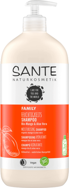 Sante Naturkosmetik FAMILY Szampon nawilżający z bio-mango i aloesem 950 ml