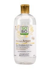 SO BiO przeciwzmarszczkowa woda micelarna do demakijażu z olejem arganowym i kwasem hialuronowym 500 ml