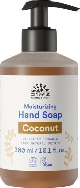 Urtektam Nawilżające mydło do rąk w płynie z kokosem