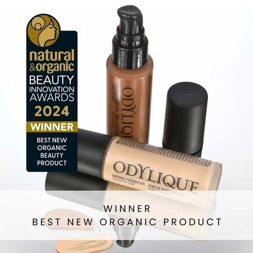 Odylique organiczny naturalny lekki podkład do makijażu kolor 45 Medium Brown Cool Tone, 30m
