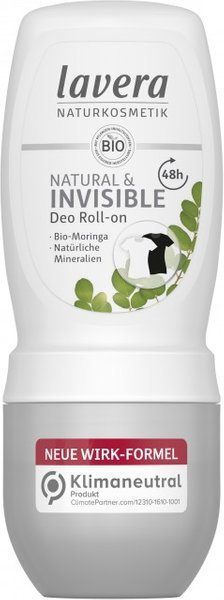 Lavera Invisible 24h dezodorant roll-on z bio-moringą
