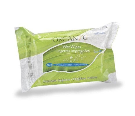 Organyc Organiczne chusteczki do higieny intymnej  20 szt.