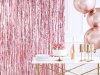 Kurtyna Party różowe złoto 90 x 250 cm