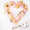 Balony metalik złote 12 cm - 10 szt