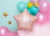 Balon gwiazdka pudrowy róż Happy Birthday 40cm