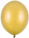 Balony metalik złote 12 cm - 10 szt