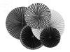 Rozety dekoracyjne Black & White 5 szt