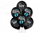 Balony 12 cali czarne It`s a Boy
