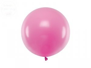 Balon 60 cm pastelowy ciemny róż 1szt